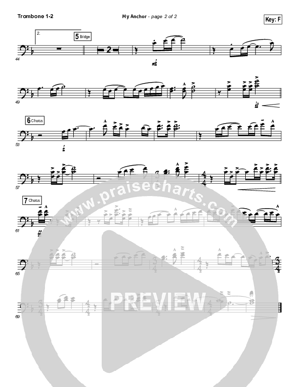 My Anchor Trombone 1/2 (Christy Nockels)