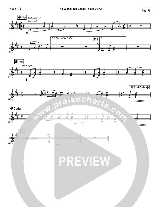 The Wondrous Cross Brass Pack (Christy Nockels)