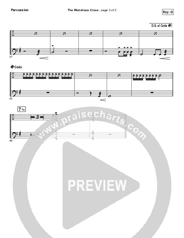 The Wondrous Cross Percussion (Christy Nockels)