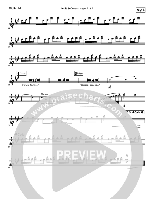 Let It Be Jesus Violin 1/2 (Christy Nockels)