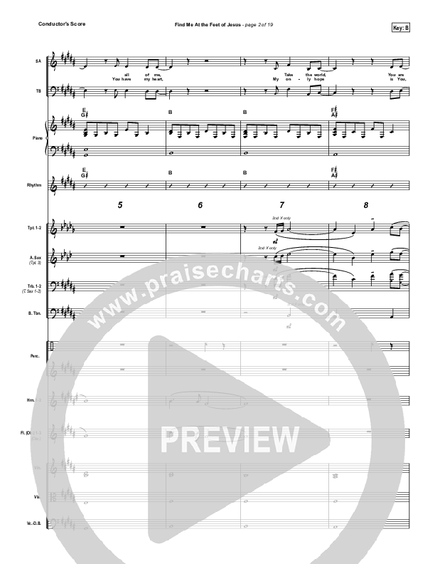 Find Me At The Feet Of Jesus Orchestration (Christy Nockels)