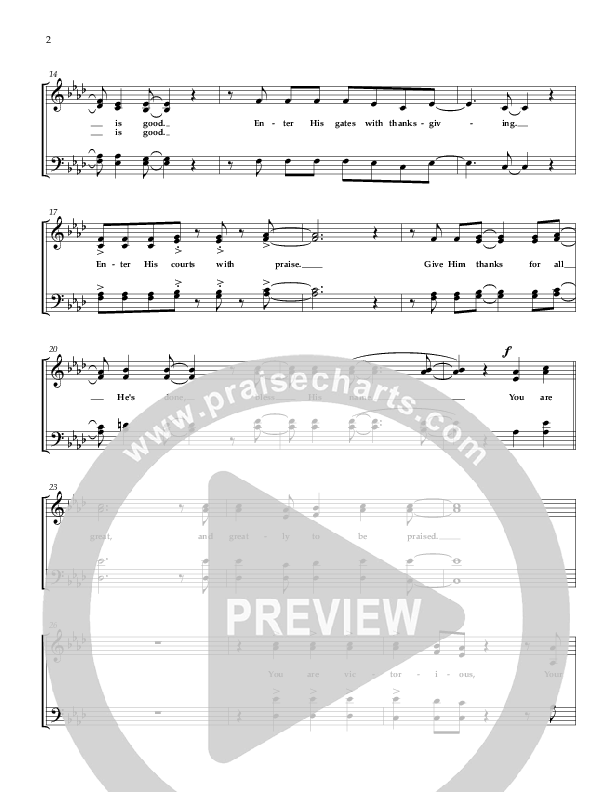 Our God Reigns Lead Sheet (Sherwood Worship)