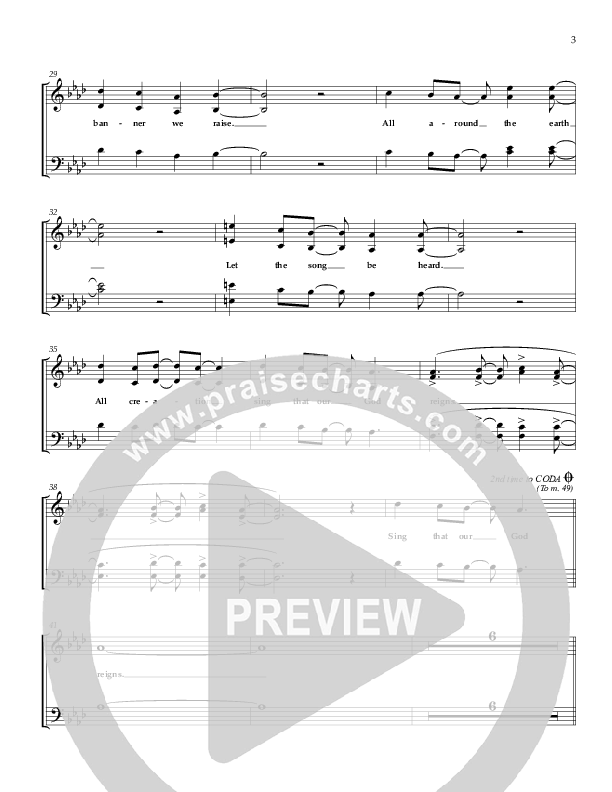 Our God Reigns Lead Sheet (Sherwood Worship)