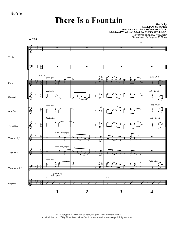 There Is A Fountain Orchestration (Sherwood Worship)