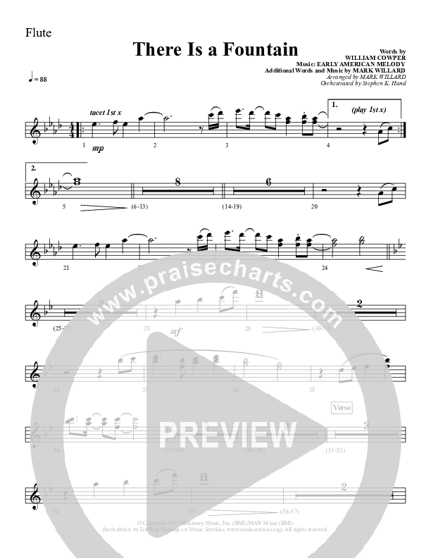 There Is A Fountain Flute (Sherwood Worship)