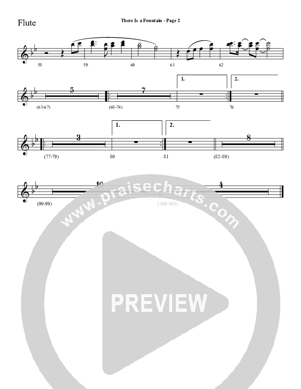 There Is A Fountain Flute (Sherwood Worship)