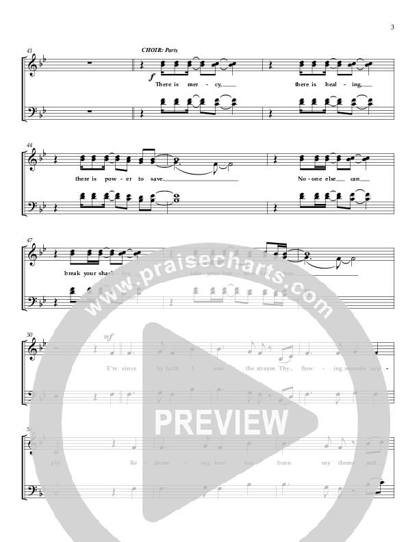 There Is A Fountain Lead Sheet (SAT) (Sherwood Worship)