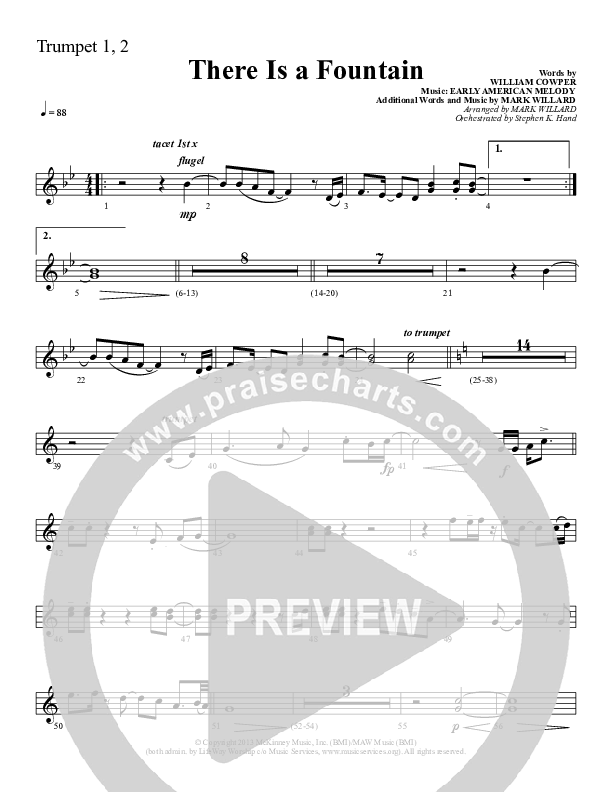 There Is A Fountain Trumpet 1,2 (Sherwood Worship)