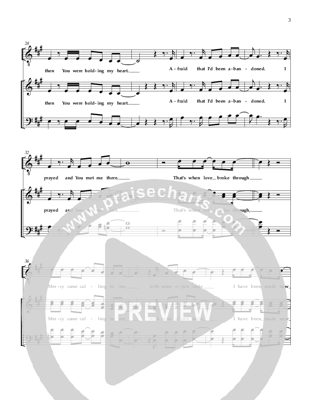 That's When Love Broke Through Piano/Vocal (Sherwood Worship)