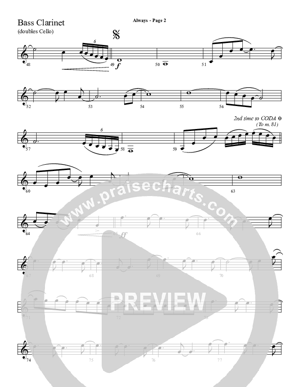 Always Bass Clarinet (Sherwood Worship)