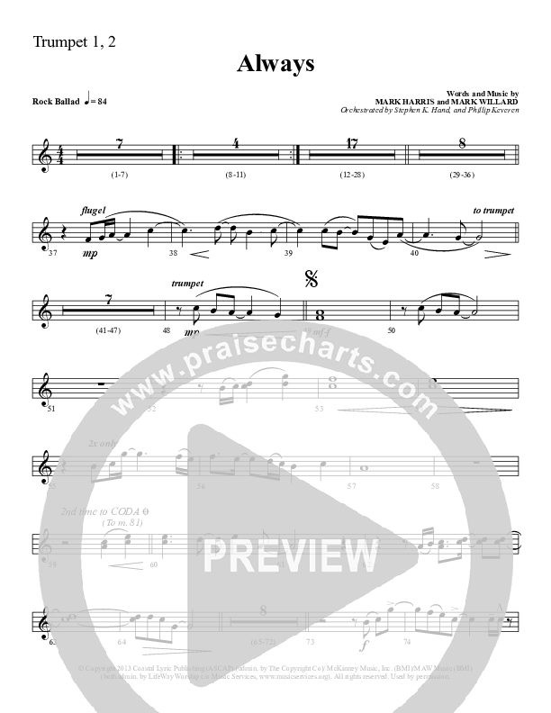 Always Trumpet 1,2 (Sherwood Worship)