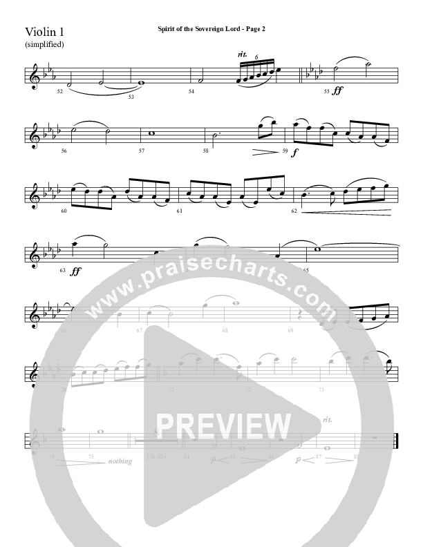 Spirit Of The Sovereign Lord Strings (Sherwood Worship)