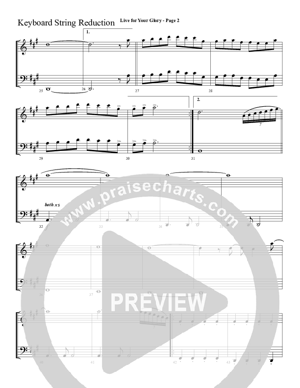 Live For Your Glory Synth Strings (Sherwood Worship)