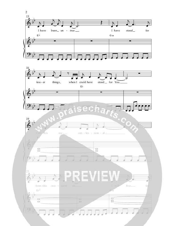 My Creed Piano/Vocal (Sherwood Worship)