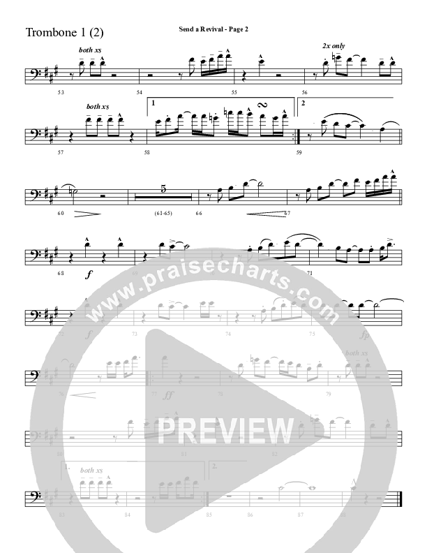 Send A Revival Trombone 1 (Sherwood Worship)