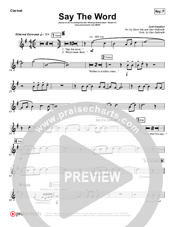 Say The Word Wind Pack (Hillsong UNITED)