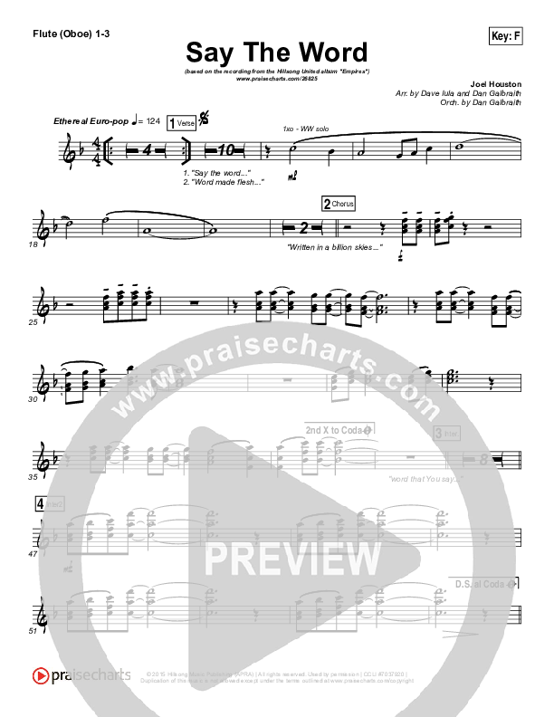 Say The Word Wind Pack (Hillsong UNITED)