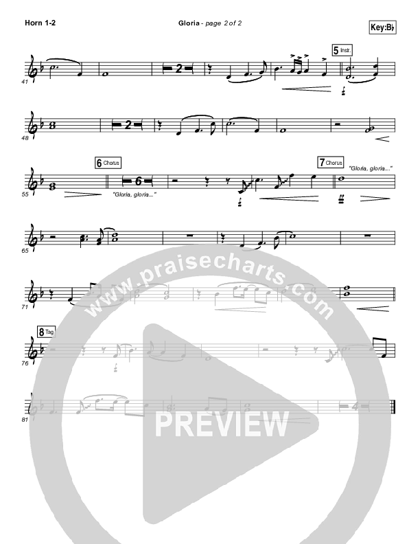 Gloria Brass Pack (Paul Baloche / Phil Wickham)