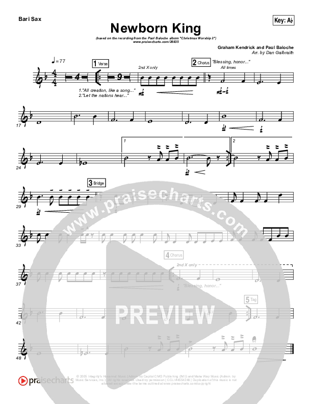 Creation's King Bari Sax (Paul Baloche)