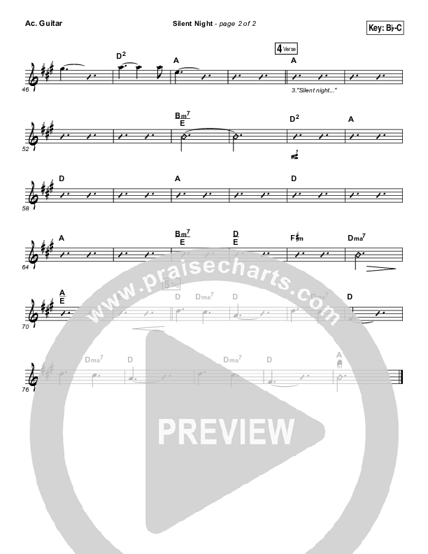 Silent Night Acoustic Guitar (Paul Baloche)