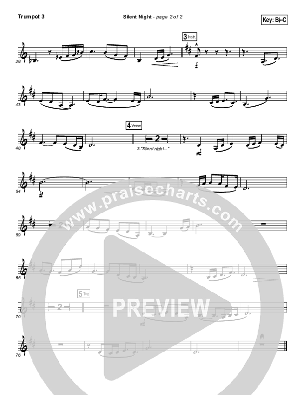 Silent Night Trumpet 3 (Paul Baloche)