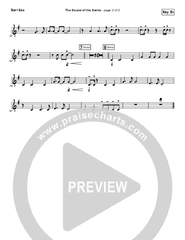 The Sound Of The Saints Bari Sax (Audio Adrenaline)