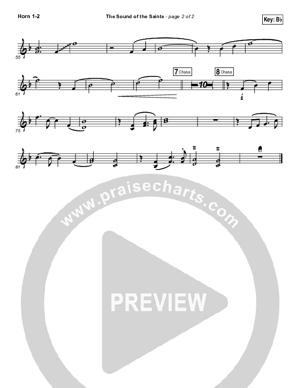 The Sound Of The Saints French Horn 1/2 (Audio Adrenaline)