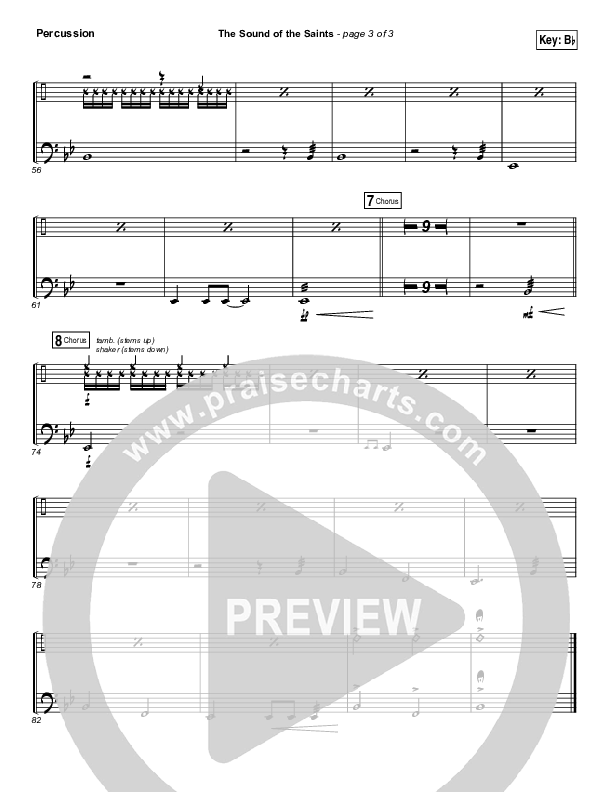 The Sound Of The Saints Percussion (Audio Adrenaline)