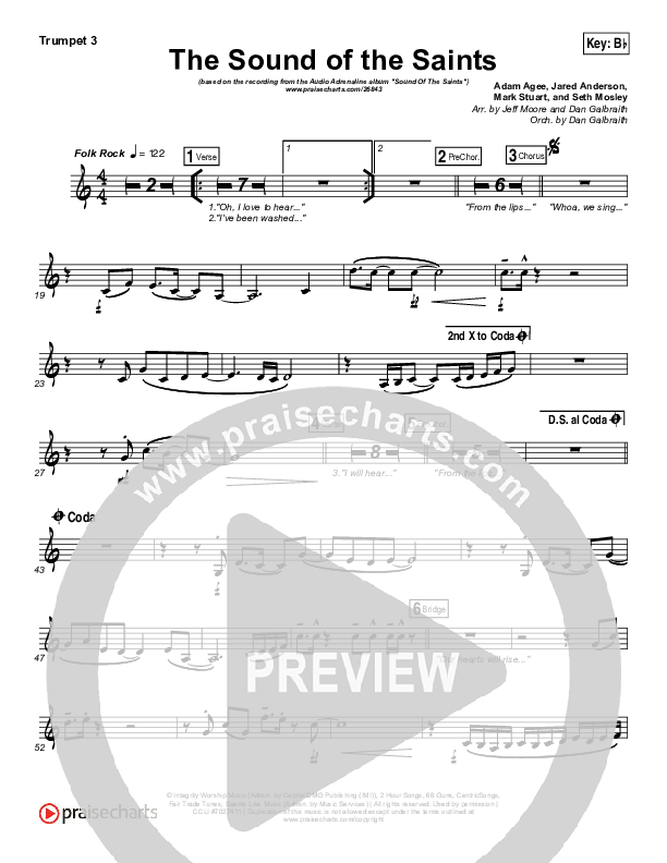 The Sound Of The Saints Trumpet 3 (Audio Adrenaline)