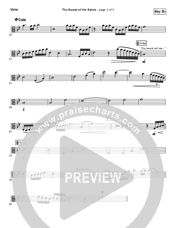 The Sound Of The Saints Viola (Audio Adrenaline)