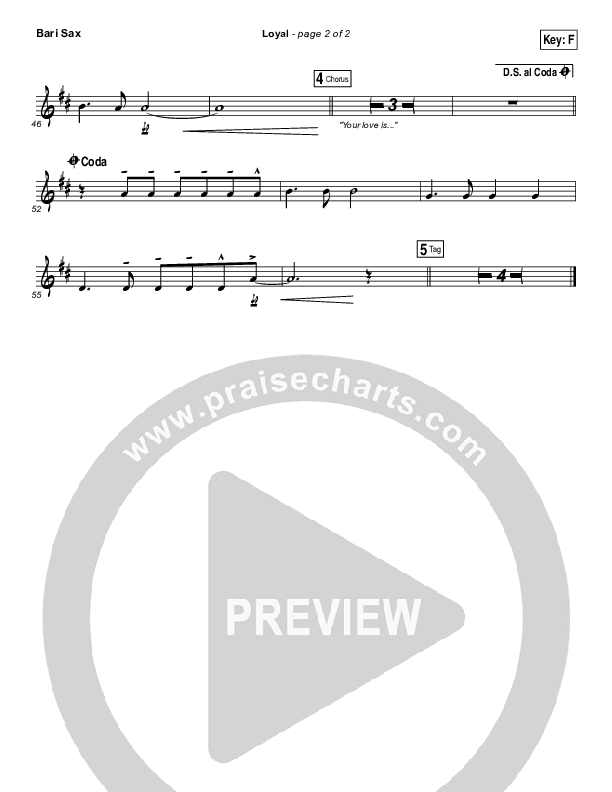 Loyal Bari Sax (Lauren Daigle)