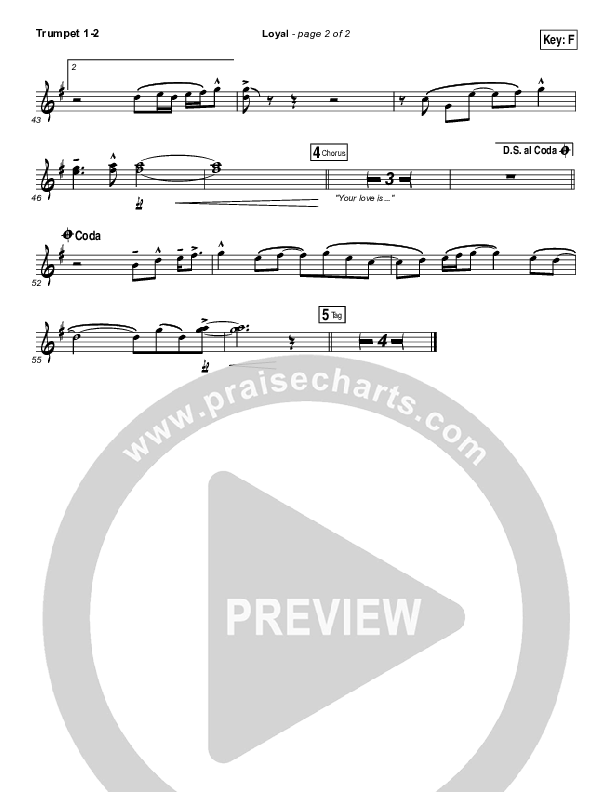 Loyal Trumpet 1,2 (Lauren Daigle)