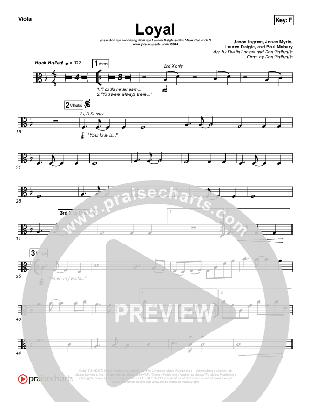 Loyal Viola (Lauren Daigle)