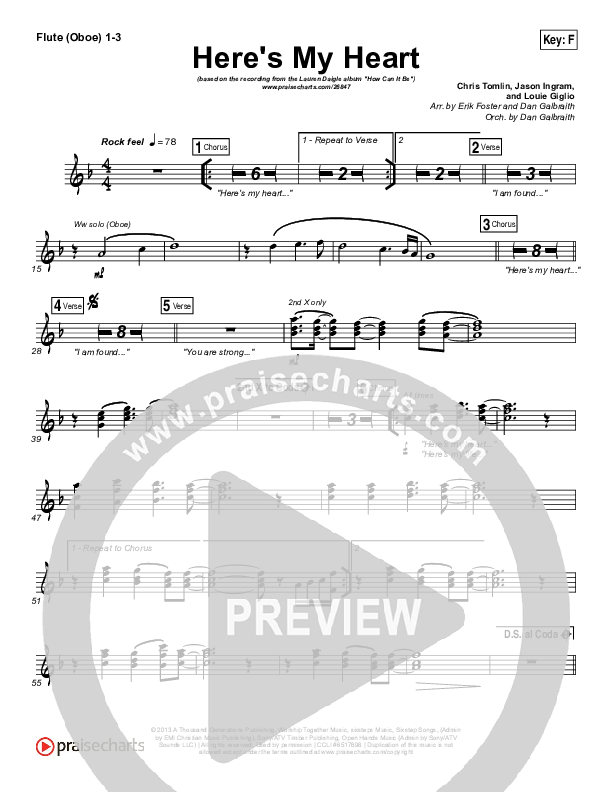 Here's My Heart Wind Pack (Lauren Daigle)