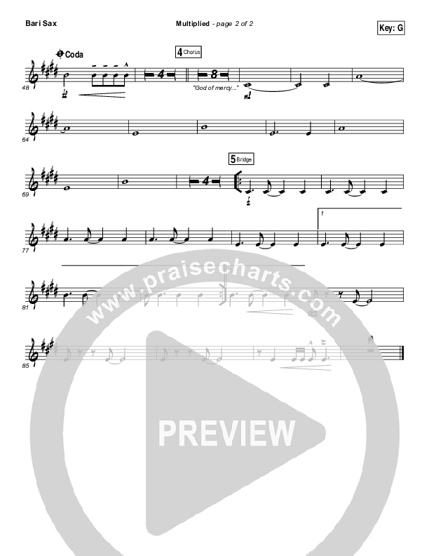 Multiplied Bari Sax (Steve Fee / North Point Worship)