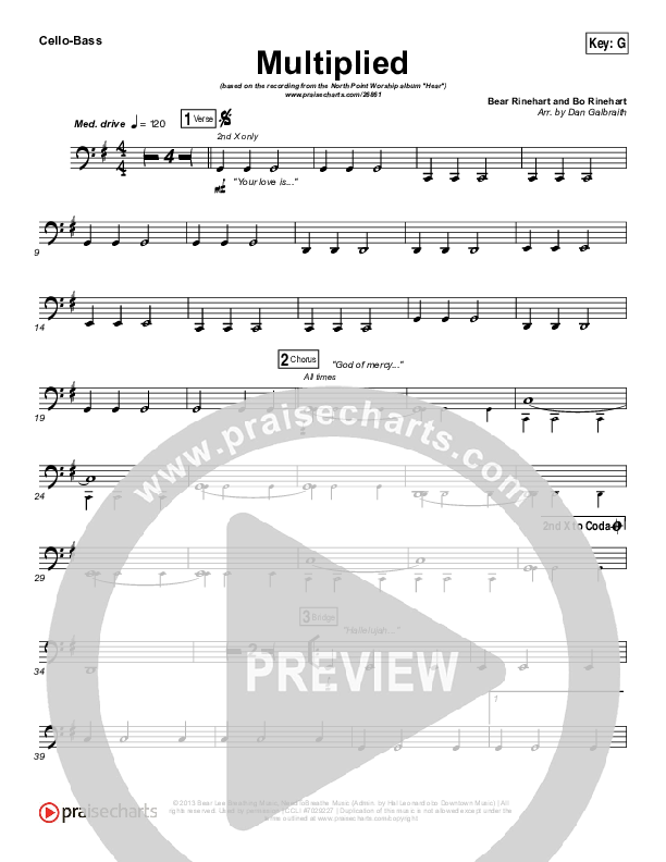 Multiplied Cello/Bass (Steve Fee / North Point Worship)