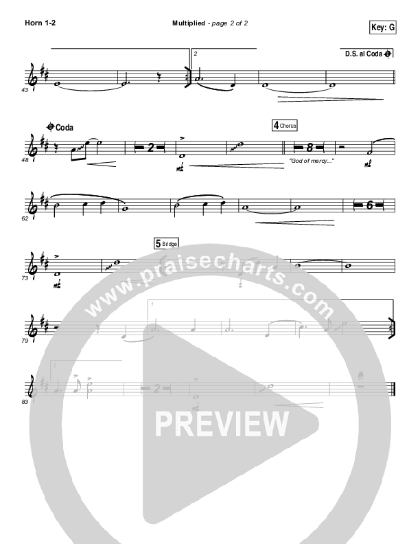 Multiplied French Horn 1/2 (Steve Fee / North Point Worship)