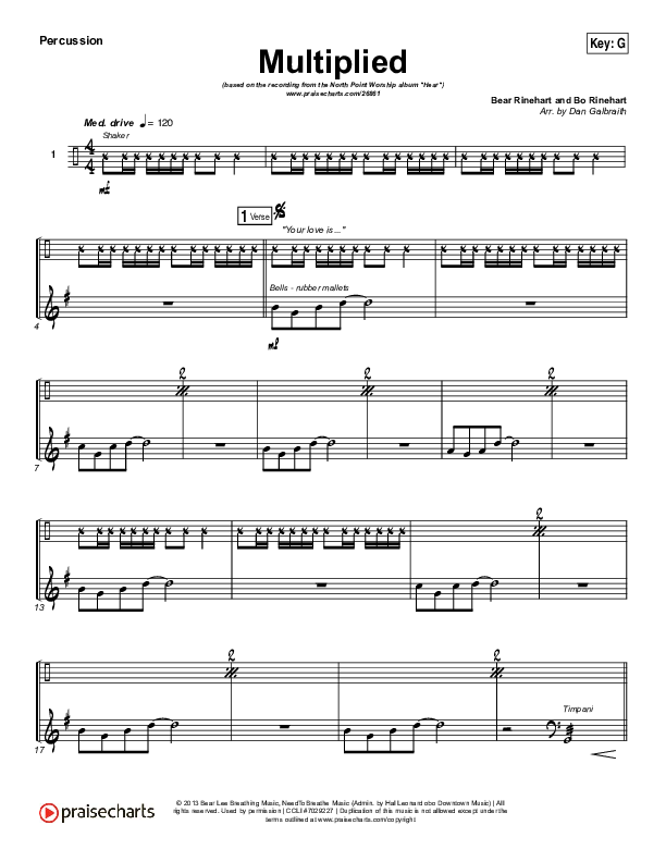 Multiplied Percussion (Steve Fee / North Point Worship)