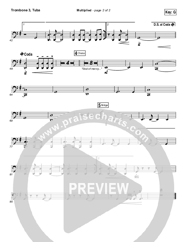 Multiplied Trombone 3/Tuba (Steve Fee / North Point Worship)