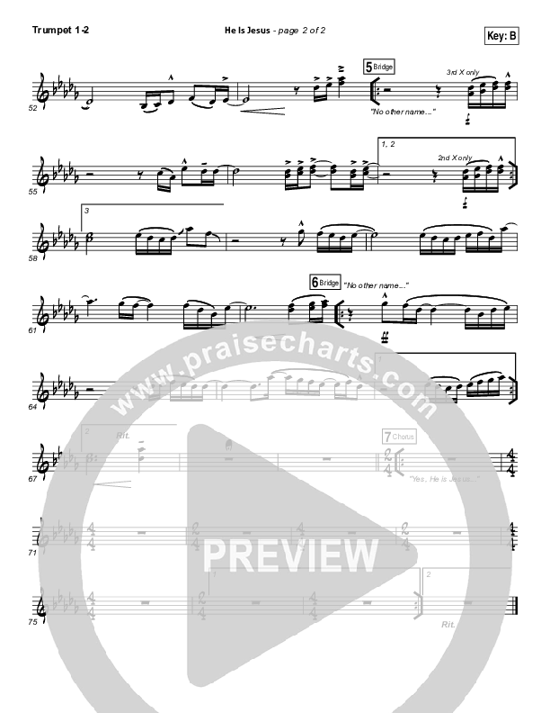 He Is Jesus Trumpet 1,2 (Seth Condrey / North Point Worship)