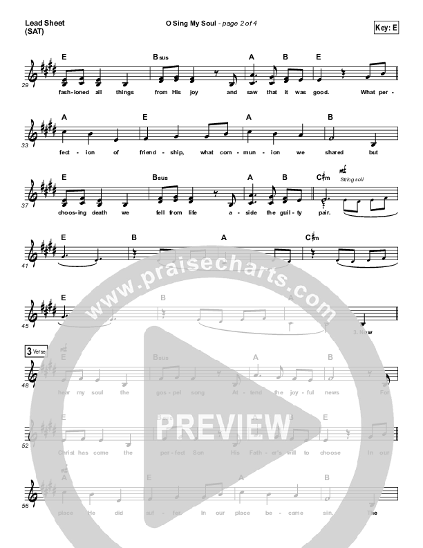 O Sing My Soul Lead (SAT) (Matt Boswell)