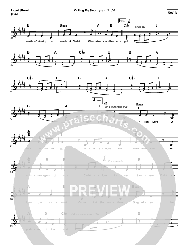 O Sing My Soul Lead (SAT) (Matt Boswell)