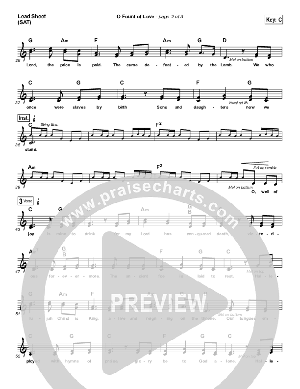 O Fount Of Love Lead (SAT) (Matt Boswell)