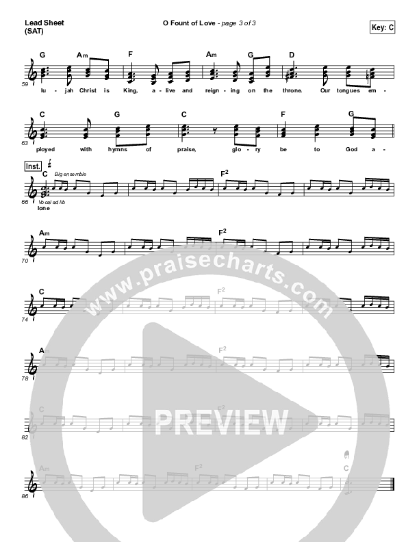 O Fount Of Love Lead (SAT) (Matt Boswell)