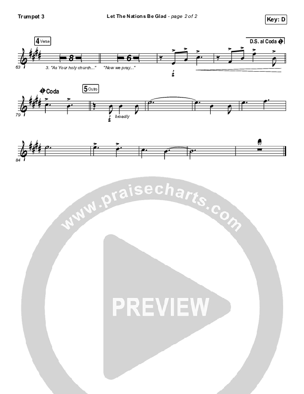 Let The Nations Be Glad Trumpet 3 (Matt Boswell)