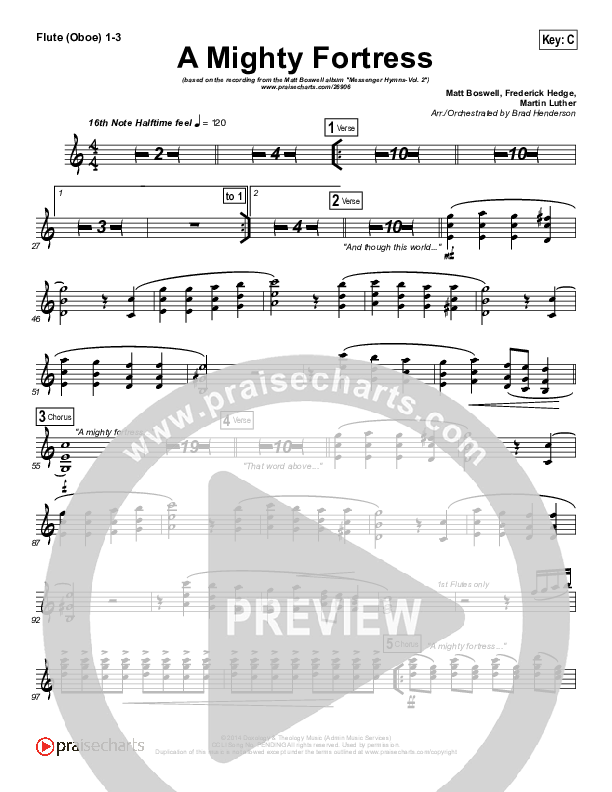 A Mighty Fortress Is Our God Wind Pack (Matt Boswell)