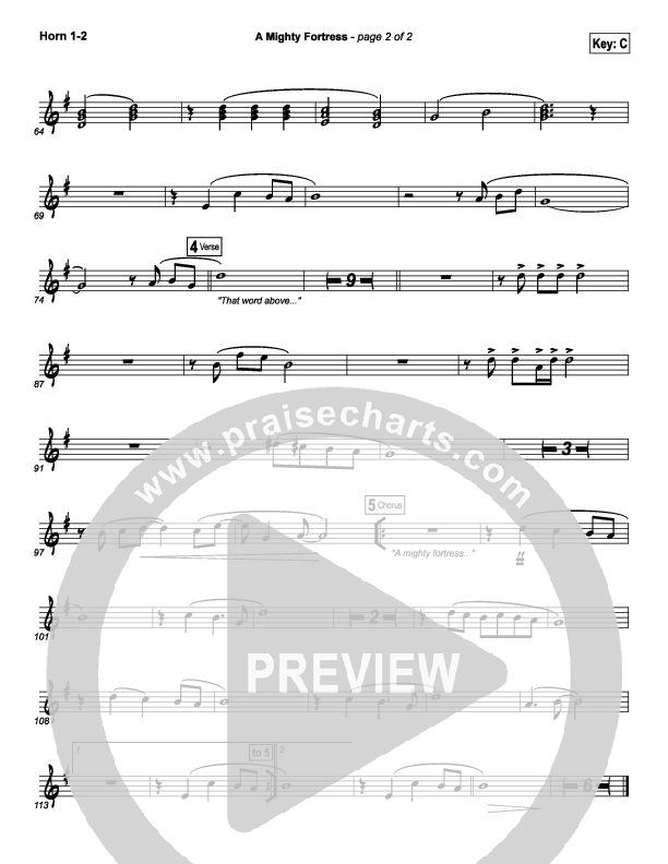 A Mighty Fortress Is Our God Brass Pack (Matt Boswell)