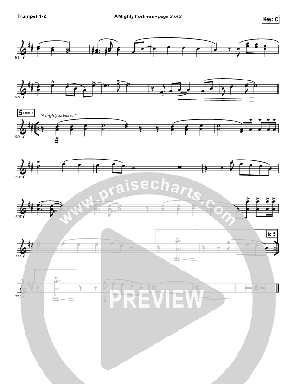 A Mighty Fortress Is Our God Trumpet 1,2 (Matt Boswell)