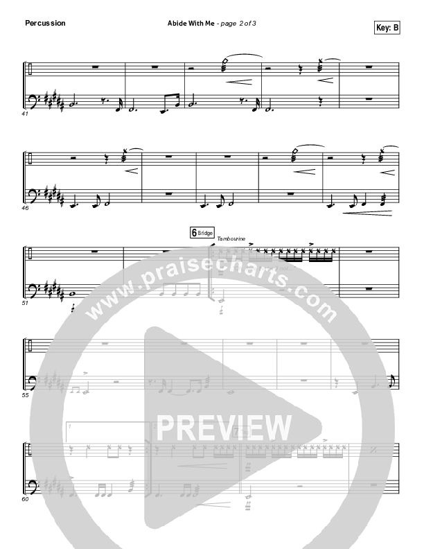 Abide With Me Percussion (Matt Redman)