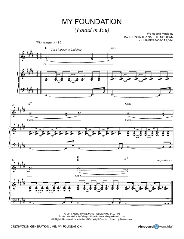 My Foundation (Found In You) Lead & Piano (Cultivation Generation)